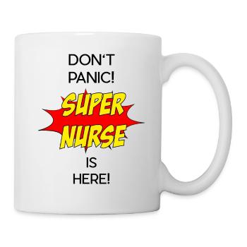 Super Nurse / Super Krankenpfleger - Tasse - Weiß - Rechts