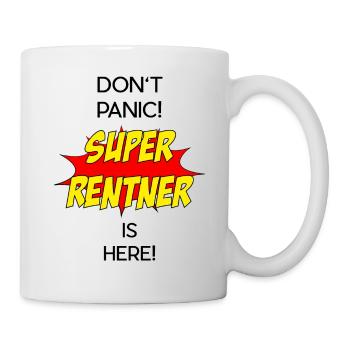 Super Rentner / Super Pensioner - Tasse - Weiß - Rechts