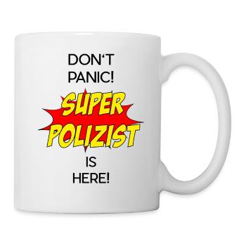 Super Polizist / Super Police - Tasse - Weiß - Rechts