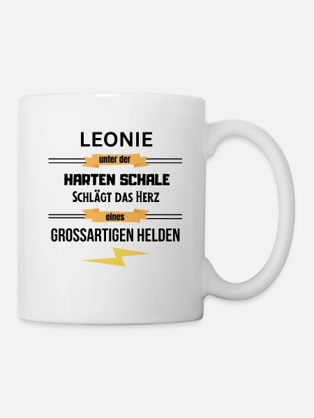 Leonie unter harte Schale eines Großartigen Helden - Tasse - Weiß