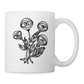 Eye plant - Mug - white - Right