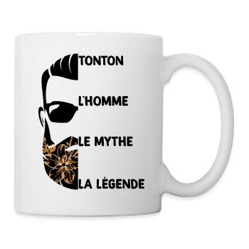 Mon Tonton l homme le mythe la legende - Mug blanc - blanc - Droite