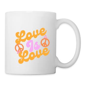 Love is Love - Tasse - Weiß - Rechts