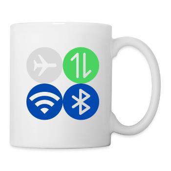 Quick Menu - Tasse - Weiß - Rechts