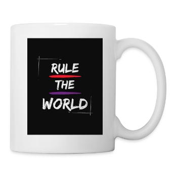 Regel die Welt - Tasse - Weiß - Rechts