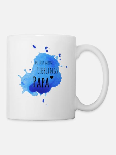 Lieblings Papa - Tasse - Weiß