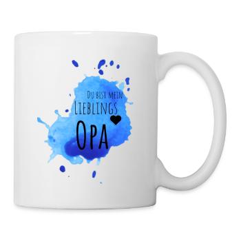 Lieblings Opa - Tasse - Weiß - Rechts