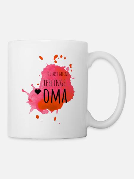 Lieblings Oma - Tasse - Weiß