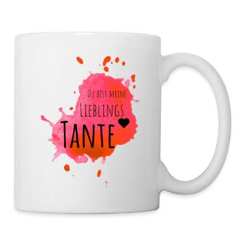 Lieblings Tante - Tasse - Weiß - Rechts