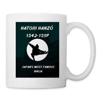 HATORI HANZÓ, Japans berühmtester Ninja. - Tasse - Weiß - Rechts
