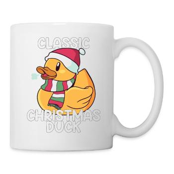 Cadeau de citation de canard de Noël - Mug blanc - blanc - Droite