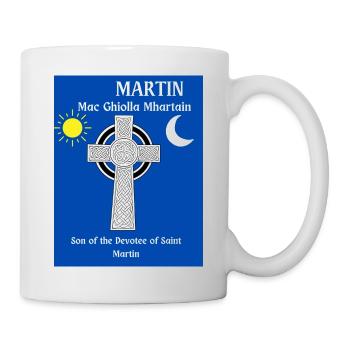 MARTIN SURNAME - Mug - white - Right