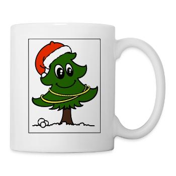 Christmas tree - Mug - white - Right