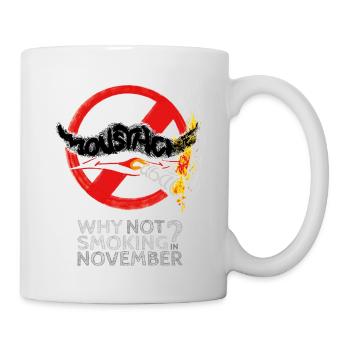 Mustache in November - Mug - white - Right
