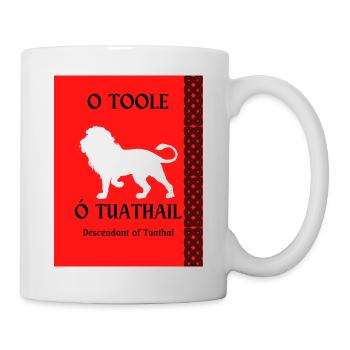 O Toole Nachname - Tasse - Weiß - Rechts