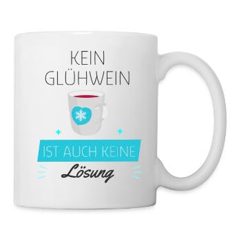 I love clothes / Kein Glühwein - Tasse - Weiß - Rechts