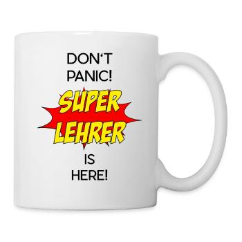 Super Lehrer / Super Teacher - Tasse - Weiß - Rechts