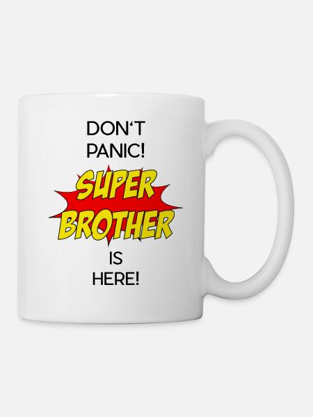 Super Brother / Super Bruder - Tasse - Weiß