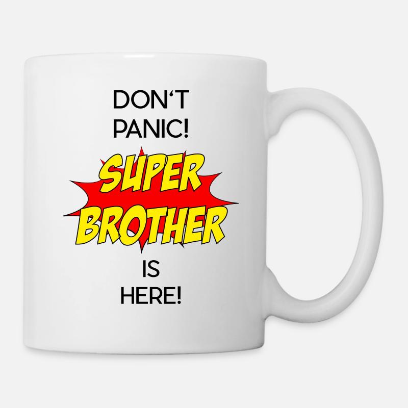 Super Brother / Super Bruder - Tasse - Weiß