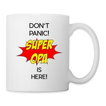 Super Opa / Super Gramps - Tasse - Weiß - Rechts