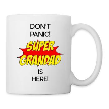Super Grandad / Super Großvater - Tasse - Weiß - Rechts