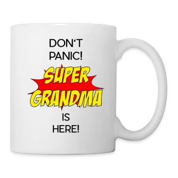 Super Grandma / Super Großmutter - Tasse - Weiß - Rechts