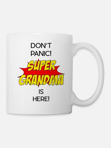 Super Grandma / Super Großmutter - Tasse - Weiß