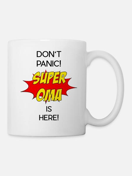 Super Oma / Super Grandma - Tasse - Weiß