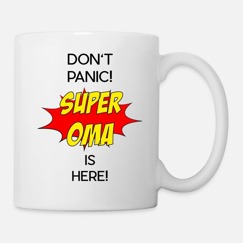 Super Oma / Super Grandma - Tasse - Weiß