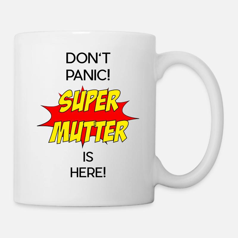 Super Mutter / Super Mother - Tasse - Weiß
