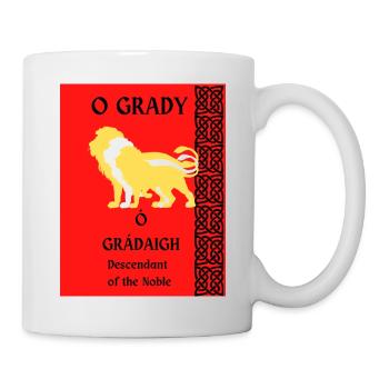 O GRADY FAMILIENNAME - Tasse - Weiß - Rechts