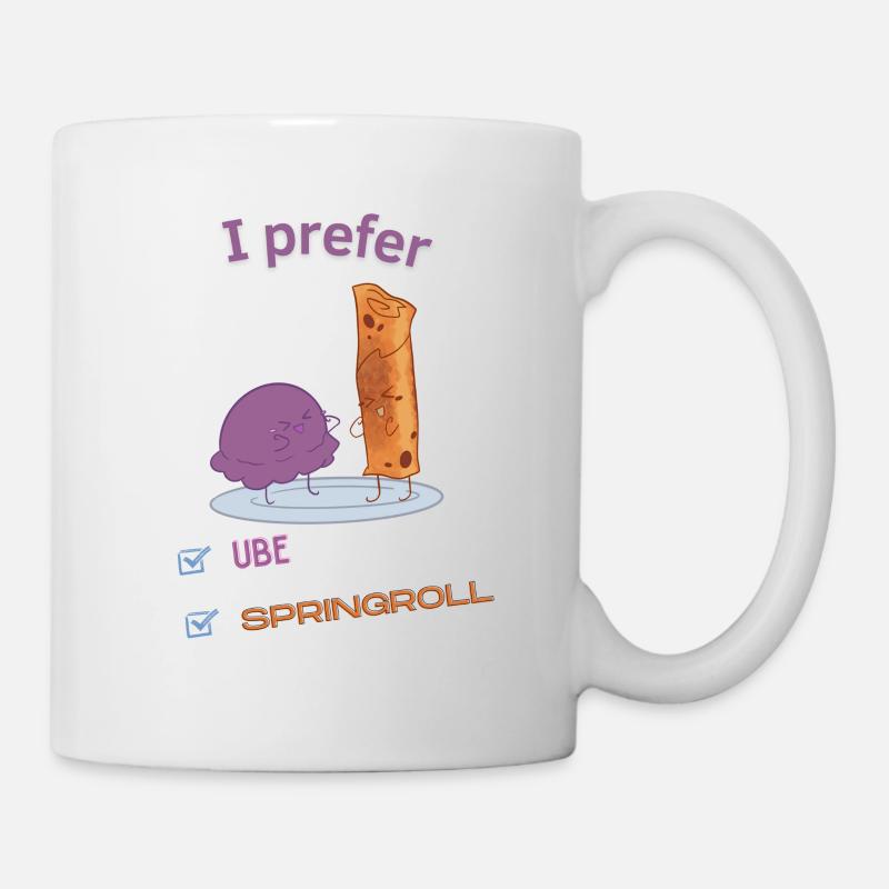 Ube or springroll - Mug - white