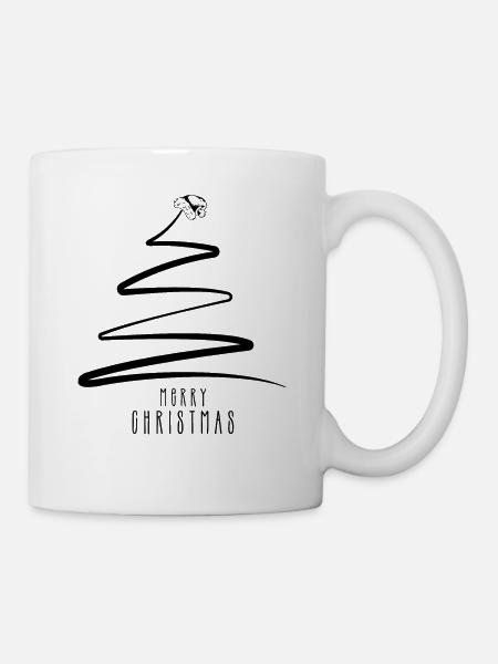 Festive Tree | Christmas Tree - Mug - white