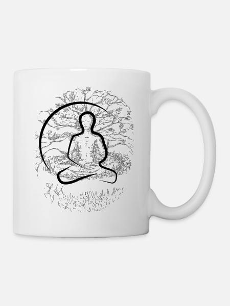 Meditation - Tasse - Weiß