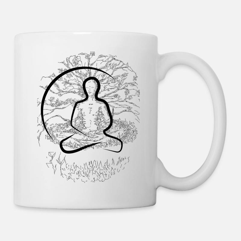 Meditation - Tasse - Weiß