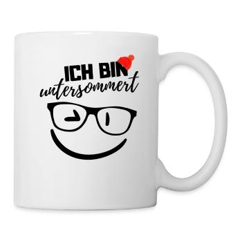 Ich bin UNTERSOMMERT - Tasse - Weiß - Rechts