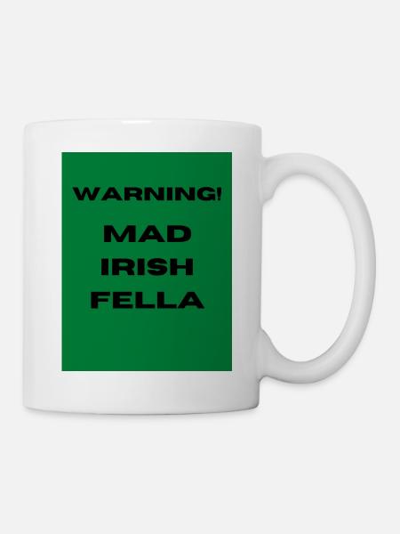Mad Irish Fella - Tasse - Weiß