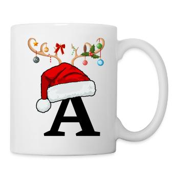 Brief an den Weihnachtshut - Tasse - Weiß - Rechts