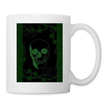 Grünschädel - Tasse - Weiß - Rechts