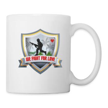 we fight for love - Mug - white - Right