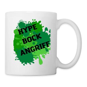 7vs Wild Bock Angriff Motivation Natur Abenteuer - Tasse - Weiß - Rechts