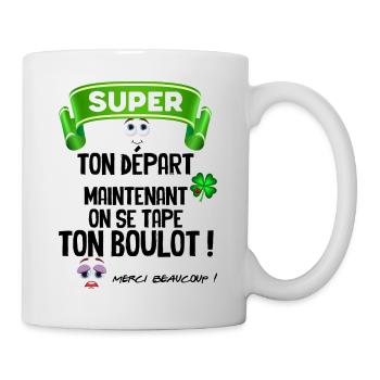 Collègue Départ cadeau Future Retraite - Mug blanc - blanc - Droite