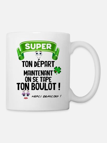Collègue Départ cadeau Future Retraite - Mug blanc - blanc