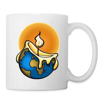 Global Warming - Tasse - Weiß - Rechts