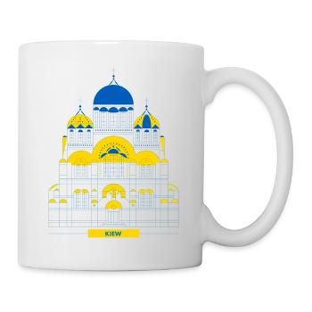 Kiew St. Vladimir's Cathedral - Tasse - Weiß - Rechts
