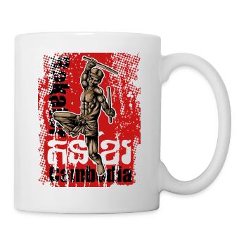 Cambodge Khmer Sports Fighter Bokator I Cadeau - Mug blanc - blanc - Droite