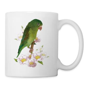 La Perruche bronzée - Mug blanc - blanc - Droite