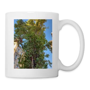 Baum mitten in der Stadt - Tasse - Weiß - Rechts