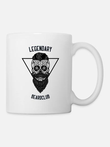 Legendary Beardclub - Tasse - Weiß