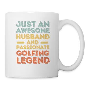 Mari Golf rétro - Mug blanc - blanc - Droite